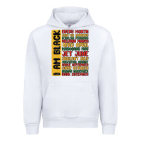 White black history  month Urban Hoodie - MaliasSmallBusiness