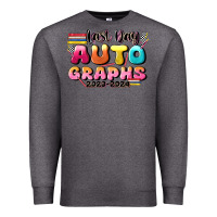 Charcoal Heather last day autographs Premium Sweatshirt - JahusDesignShop