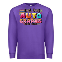 Purple last day autographs Premium Sweatshirt - JahusDesignShop