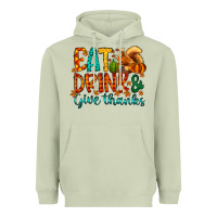 Matcha eat drink give thanks Heavyweight Hoodie - CowhideDigitalArt