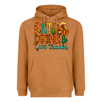 Meerkat eat drink give thanks Heavyweight Hoodie - CowhideDigitalArt