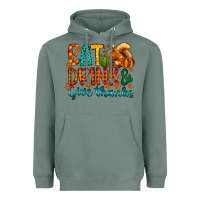 Sage eat drink give thanks Heavyweight Hoodie - CowhideDigitalArt