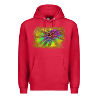 Cardinal colorful glitter leopard background Premium Hoodie - RanaPortraitStore