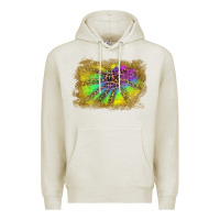 Oatmeal Heather colorful glitter leopard background Premium Hoodie - RanaPortraitStore
