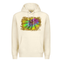 Sandshell colorful glitter leopard background Premium Hoodie - RanaPortraitStore