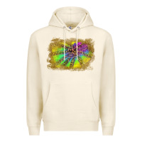 Tofu colorful glitter leopard background Premium Hoodie - RanaPortraitStore