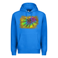 True Royal colorful glitter leopard background Premium Hoodie - RanaPortraitStore