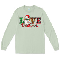 Matcha love christmas snowman Long Sleeve Tee - BarkalooDesign