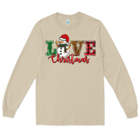 Mushroom love christmas snowman Long Sleeve Tee - BarkalooDesign