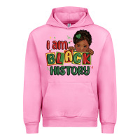 Fuchsia Pink i am black history black girl Urban Hoodie - MaliasSmallBusiness