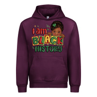 Mauve Wine i am black history black girl Urban Hoodie - MaliasSmallBusiness