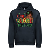 Navy i am black history black girl Urban Hoodie - MaliasSmallBusiness