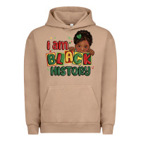 Pigment Burro i am black history black girl Urban Hoodie - MaliasSmallBusiness