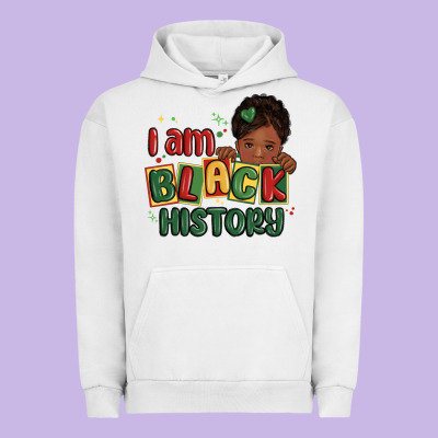 I Am Black History Black Girl Urban Hoodie Designed By Maliassmallbusiness