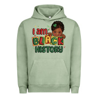 Pigment Oil Green i am black history black girl Urban Hoodie - MaliasSmallBusiness