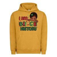 Pigment Peanut Butter i am black history black girl Urban Hoodie - MaliasSmallBusiness