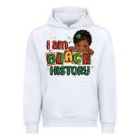 White i am black history black girl Urban Hoodie - MaliasSmallBusiness