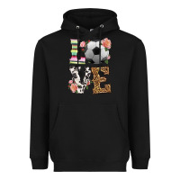Black western love soccer Heavyweight Hoodie - HRA Design Shop