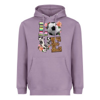 Lavender western love soccer Heavyweight Hoodie - HRA Design Shop