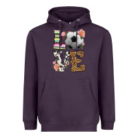 Plum western love soccer Heavyweight Hoodie - HRA Design Shop