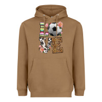 Toasted Coconut western love soccer Heavyweight Hoodie - HRA Design Shop
