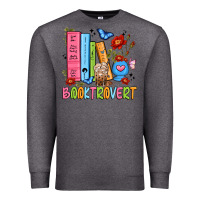 Charcoal Heather booktrovert Premium Sweatshirt - JahusDesignShop
