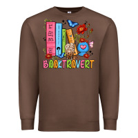 Chestnut booktrovert Premium Sweatshirt - JahusDesignShop