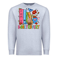 Heather Grey booktrovert Premium Sweatshirt - JahusDesignShop