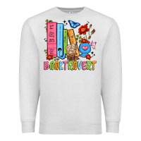 Oatmeal Heather booktrovert Premium Sweatshirt - JahusDesignShop