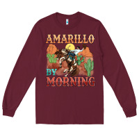 Burgundy amarillo by morning Long Sleeve Tee - MaliasSmallBusiness