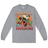 Heather Grey amarillo by morning Long Sleeve Tee - MaliasSmallBusiness