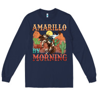 Navy amarillo by morning Long Sleeve Tee - MaliasSmallBusiness
