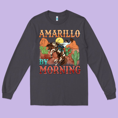 Long Sleeve Tee amarillo by morning