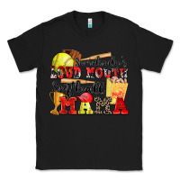 Black somebody's loud mouth softball mama Classic Tee - Zillion Design Studio