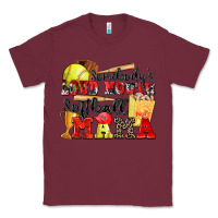 Burgundy somebody's loud mouth softball mama Classic Tee - Zillion Design Studio