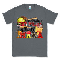 Charcoal Heather somebody's loud mouth softball mama Classic Tee - Zillion Design Studio