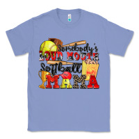 Colony Blue somebody's loud mouth softball mama Classic Tee - Zillion Design Studio
