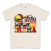 Natural somebody's loud mouth softball mama Classic Tee - Zillion Design Studio