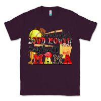Plum somebody's loud mouth softball mama Classic Tee - Zillion Design Studio