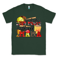 Sports Green somebody's loud mouth softball mama Classic Tee - Zillion Design Studio