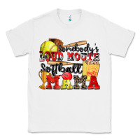 White somebody's loud mouth softball mama Classic Tee - Zillion Design Studio