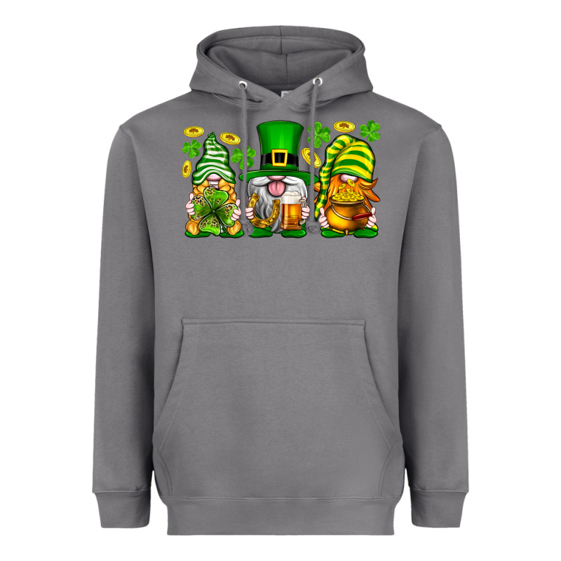 St. Patrick's Day Gnomies Heavyweight Hoodie by Neo Western | Teevron