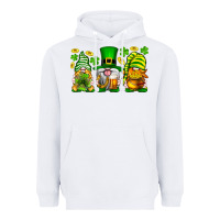 White St. Patrick's Day gnomies Heavyweight Hoodie - Neo Western