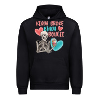 Black kinda broke kinda bougie Urban Hoodie - MaliasSmallBusiness
