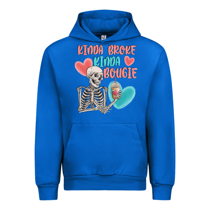 Kinda Broke Kinda Bougie Urban Hoodie by MaliasSmallBusiness | Teevron