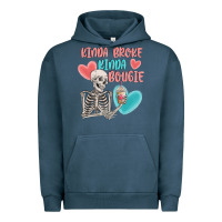 Pigment Midnight Navy kinda broke kinda bougie Urban Hoodie - MaliasSmallBusiness