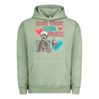 Pigment Oil Green kinda broke kinda bougie Urban Hoodie - MaliasSmallBusiness