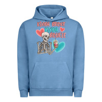 Pigment Pebble Blue kinda broke kinda bougie Urban Hoodie - MaliasSmallBusiness
