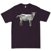 Plum saanen goat Premium Tee - LillyAllenDesigns
