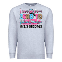 Heather Grey i can go from zero to online detective in 2.5 seco Premium Sweatshirt - JahusDesignShop